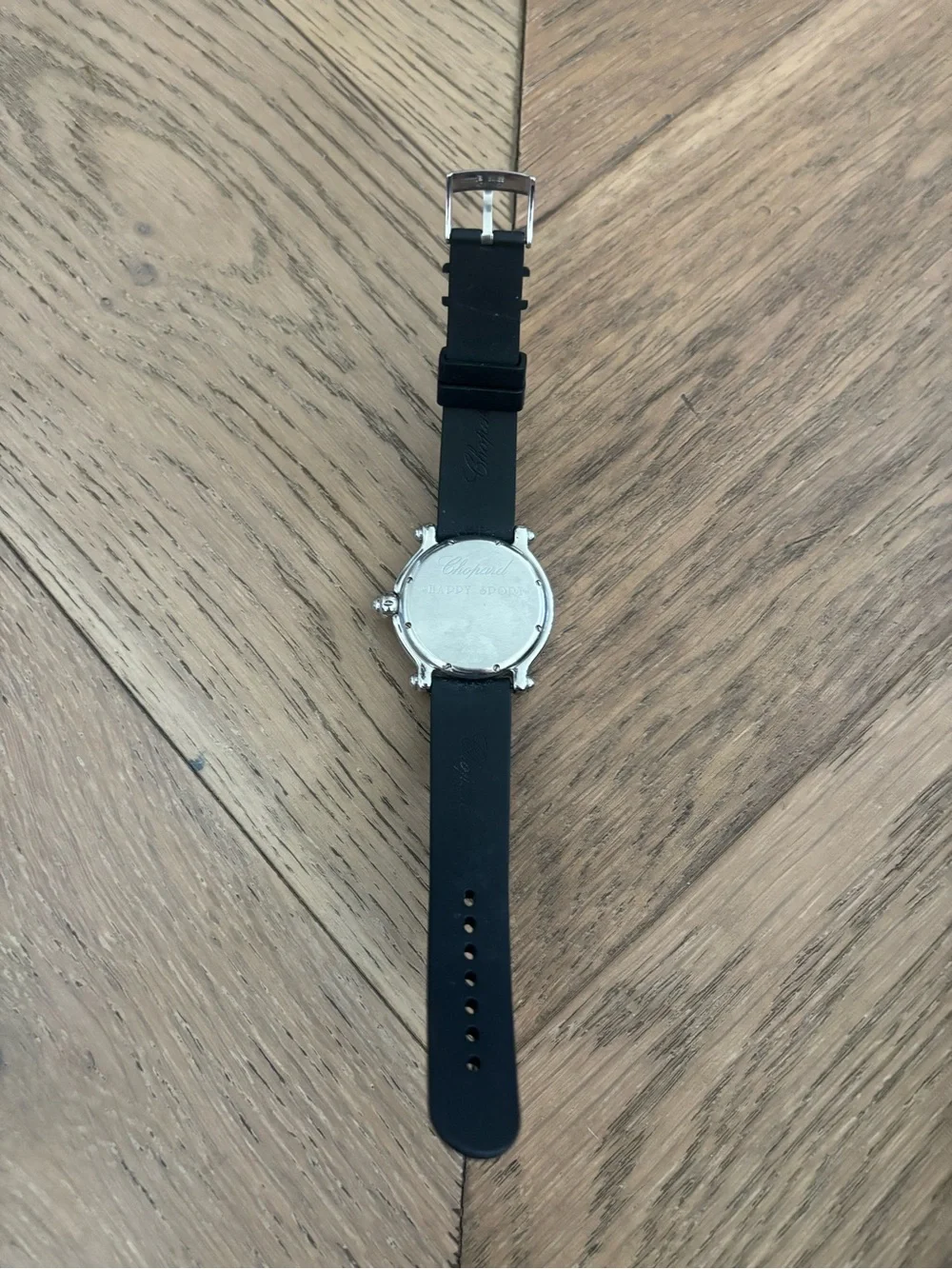 Chopard Happy Sport Floating Fish Factory Diamond Bezel Watch (Needs Battery)